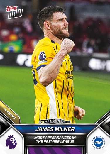 Cromo James Milner - Now English Premier League 2025-2026
 n. 141 - Topps