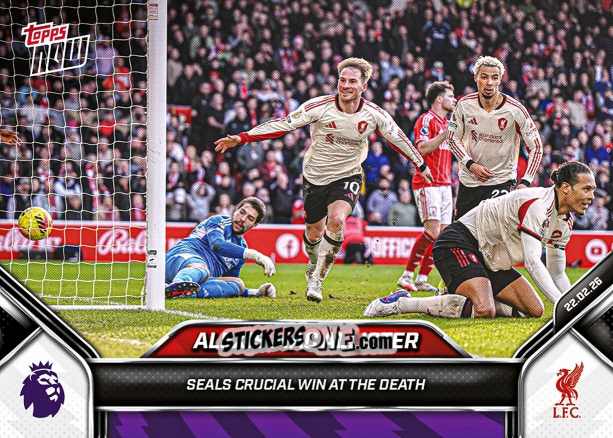 Cromo Alexis Mac Allister - Now English Premier League 2025-2026
 n. 143 - Topps