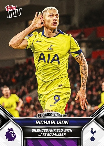 Figurina Richarlison - Now English Premier League 2025-2026
 n. 159 - Topps