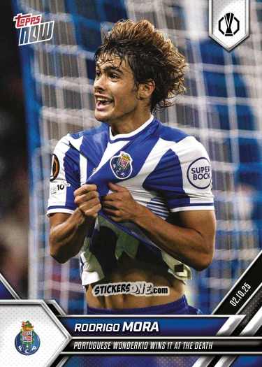 Cromo Rodrigo Mora - Now Uefa Europa League 2025-2026 n. 4 - Topps