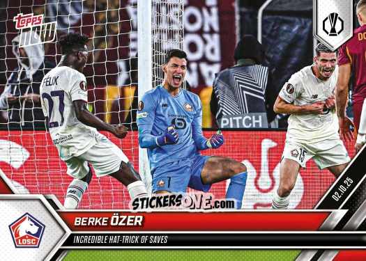 Figurina Berke Ozer - Now Uefa Europa League 2025-2026 n. 5 - Topps