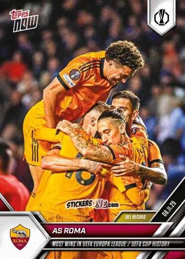 Cromo Esultanza As Roma - Now Uefa Europa League 2025-2026 n. 8 - Topps