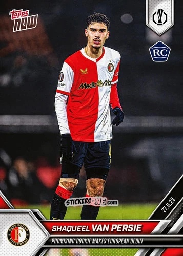 Sticker Shaqueel Van Persie - Now Uefa Europa League 2025-2026 n. 11 - Topps