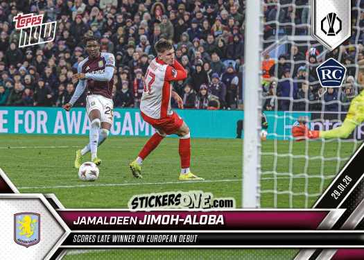 Sticker Jamaldeen Jimoh-Aloba - Now Uefa Europa League 2025-2026 n. 16 - Topps