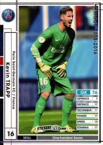 Sticker Kevin Trapp - Sega World Club Champion Football 2015-2016
 n. 81 - Panini