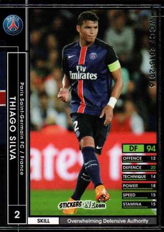 Sticker Thiago Silva - Sega World Club Champion Football 2015-2016
 n. 85 - Panini