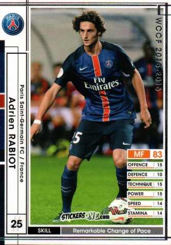 Cromo Adrien Rabiot - Sega World Club Champion Football 2015-2016
 n. 90 - Panini