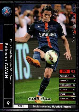Cromo Edinson Cavani - Sega World Club Champion Football 2015-2016
 n. 94 - Panini