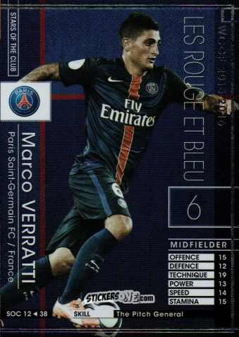Figurina Marco Verratti - Sega World Club Champion Football 2015-2016
 n. SOC12 - Panini