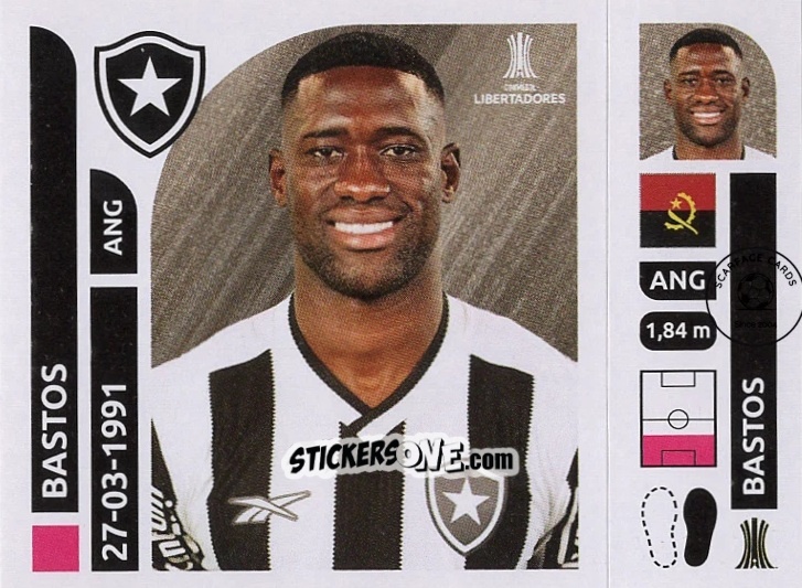 Cromo Bastos - Conmebol Libertadores 2025 n. BOT6 - Panini
