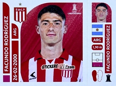 Sticker Facundo Rodríguez - Conmebol Libertadores 2025 n. ESA4 - Panini