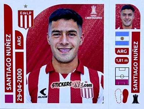 Sticker Santiago Núñez - Conmebol Libertadores 2025 n. ESA7 - Panini