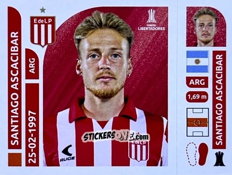 Sticker Santiago Ascacíbar - Conmebol Libertadores 2025 n. ESA14 - Panini