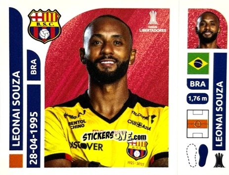 Cromo Leonai Souza - Conmebol Libertadores 2025 n. BAE15 - Panini