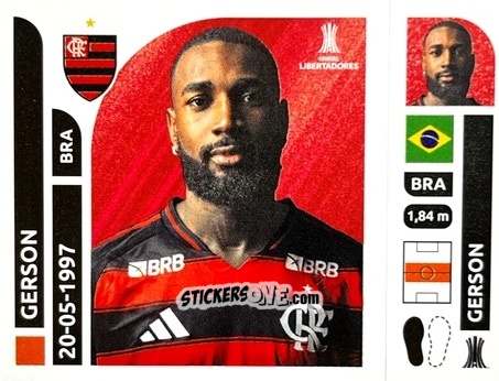 Figurina Gerson - Conmebol Libertadores 2025 n. FLB12 - Panini