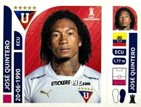 Sticker José Quintero - Conmebol Libertadores 2025 n. LDE5 - Panini