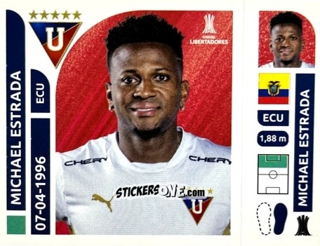 Sticker Michael Estrada - Conmebol Libertadores 2025 n. LDE17 - Panini