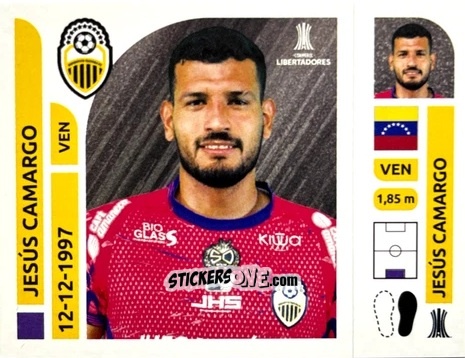 Cromo Jesús Camargo - Conmebol Libertadores 2025 n. DEV3 - Panini