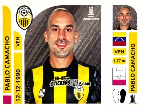 Cromo Pablo Camacho - Conmebol Libertadores 2025 n. DEV5 - Panini