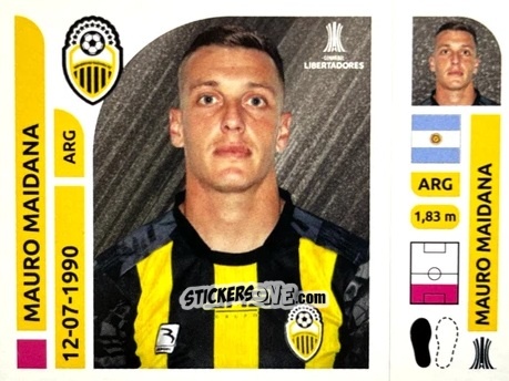 Cromo Mauro Maidana - Conmebol Libertadores 2025 n. DEV8 - Panini