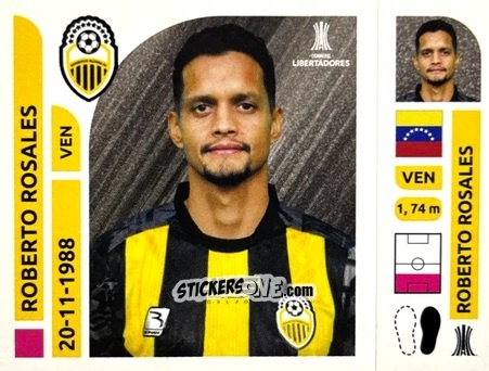 Cromo Roberto Rosales - Conmebol Libertadores 2025 n. DEV10 - Panini