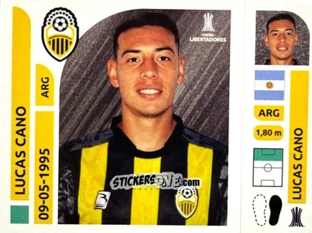 Cromo Lucas Cano - Conmebol Libertadores 2025 n. DEV17 - Panini