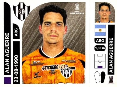 Figurina Alan Aguerre - Conmebol Libertadores 2025 n. CEA2 - Panini