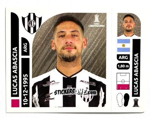 Figurina Lucas Abascia - Conmebol Libertadores 2025 n. CEA6 - Panini