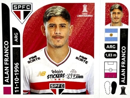 Cromo Alan Franco - Conmebol Libertadores 2025 n. SAB5 - Panini