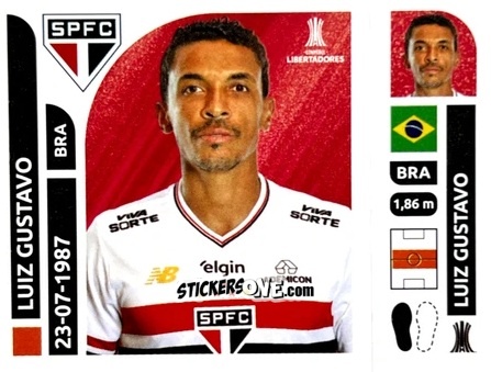 Figurina Luiz Gustavo - Conmebol Libertadores 2025 n. SAB11 - Panini