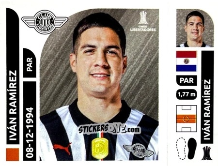 Sticker Iván Ramírez - Conmebol Libertadores 2025 n. LIP10 - Panini