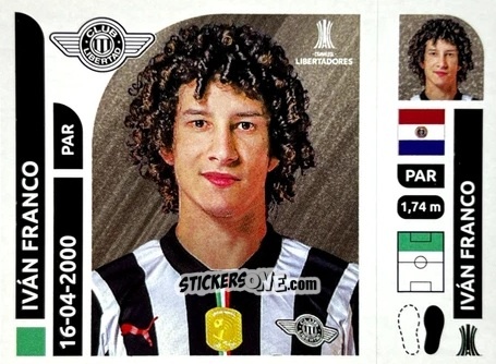 Figurina Iván Franco - Conmebol Libertadores 2025 n. LIP13 - Panini