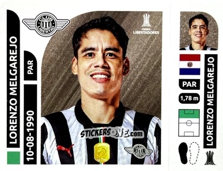 Cromo Lorenzo Melgarejo - Conmebol Libertadores 2025 n. LIP14 - Panini