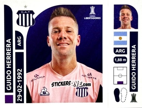 Figurina Guido Herrera - Conmebol Libertadores 2025 n. TAA2 - Panini