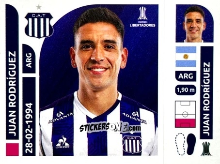 Figurina Juan Gabriel Rodríguez - Conmebol Libertadores 2025 n. TAA5 - Panini