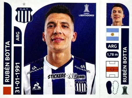 Sticker Rubén Botta - Conmebol Libertadores 2025 n. TAA12 - Panini
