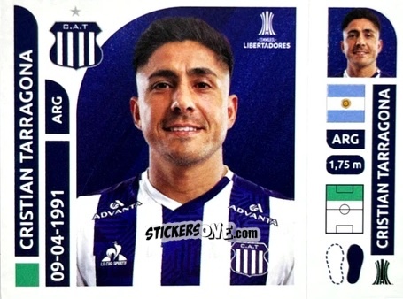 Figurina Cristian Tarragona - Conmebol Libertadores 2025 n. TAA13 - Panini