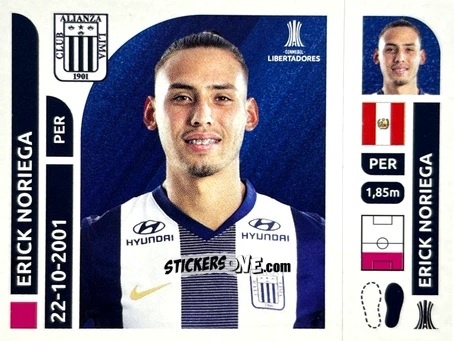 Sticker Erick Noriega - Conmebol Libertadores 2025 n. ALP5 - Panini