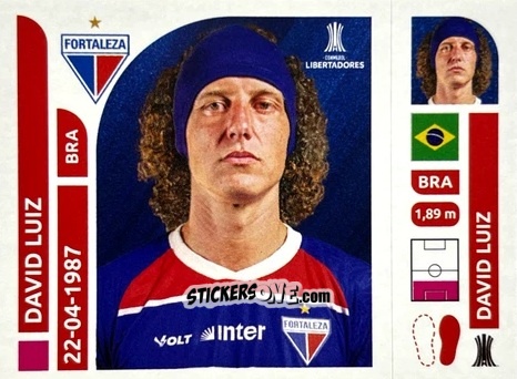 Sticker David Luiz - Conmebol Libertadores 2025 n. FOB5 - Panini