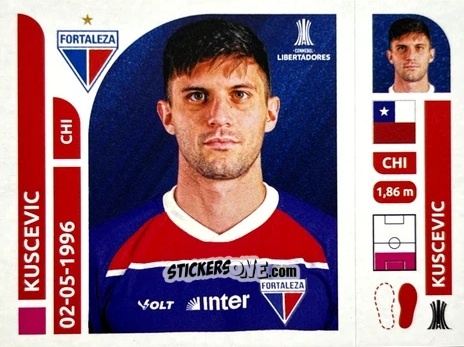 Cromo Benjamín Kuščević - Conmebol Libertadores 2025 n. FOB7 - Panini