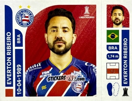 Cromo Everton Ribeiro - Conmebol Libertadores 2025 n. BAB12 - Panini