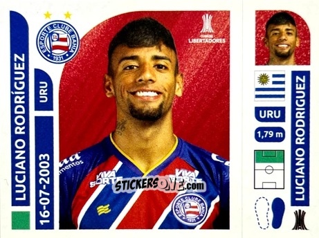 Cromo Luciano Rodríguez - Conmebol Libertadores 2025 n. BAB16 - Panini
