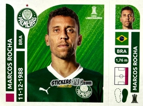 Figurina Marcos Rocha - Conmebol Libertadores 2025 n. PAB3 - Panini