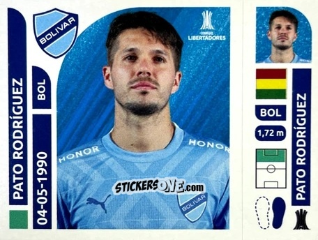 Cromo Pato Rodríguez - Conmebol Libertadores 2025 n. BOB17 - Panini