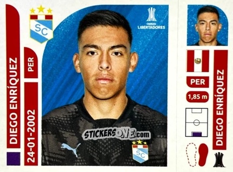Sticker Diego Enríquez - Conmebol Libertadores 2025 n. SPP2 - Panini