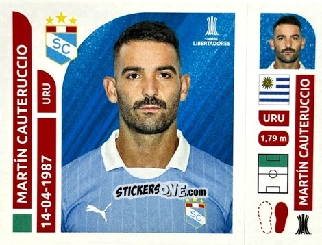 Sticker Martín Cauteruccio - Conmebol Libertadores 2025 n. SPP14 - Panini