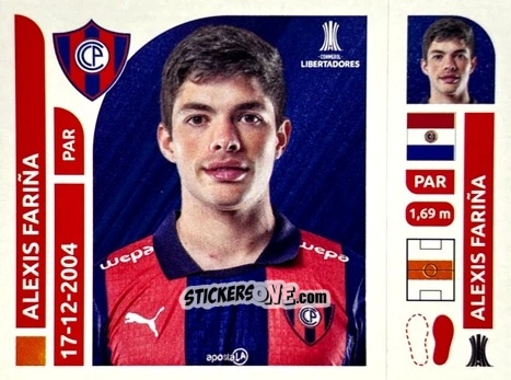 Cromo Alexis Fariña - Conmebol Libertadores 2025 n. CEP12 - Panini
