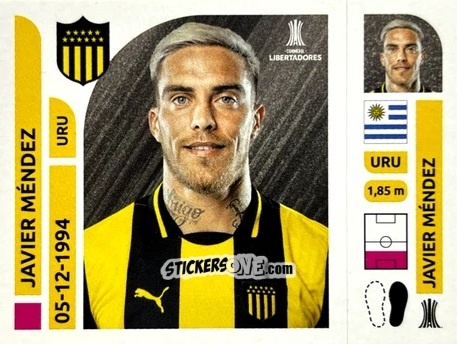 Cromo Javier Méndez - Conmebol Libertadores 2025 n. PEU6 - Panini