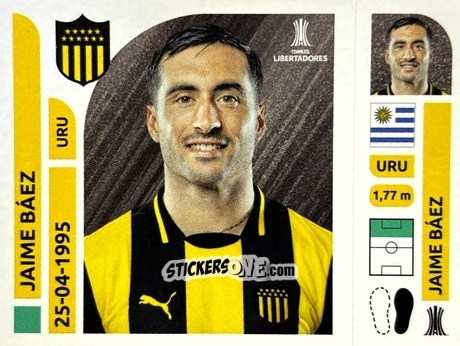 Cromo Jaime Báez - Conmebol Libertadores 2025 n. PEU15 - Panini
