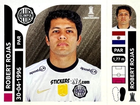 Cromo Robert Rojas - Conmebol Libertadores 2025 n. OLP7 - Panini